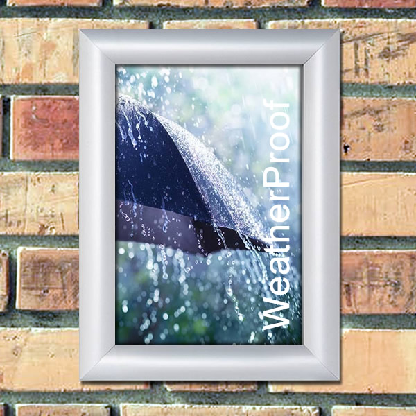 25/35mm Weather Resistant Exterior Poster Snap Frames with Mitred Corners